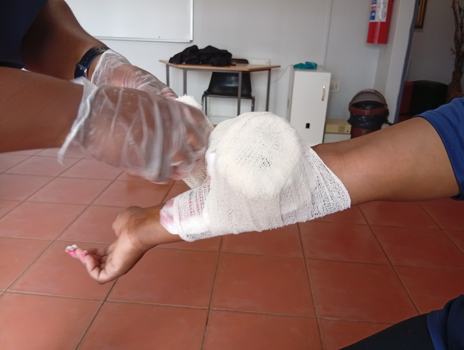 Basic first aid training