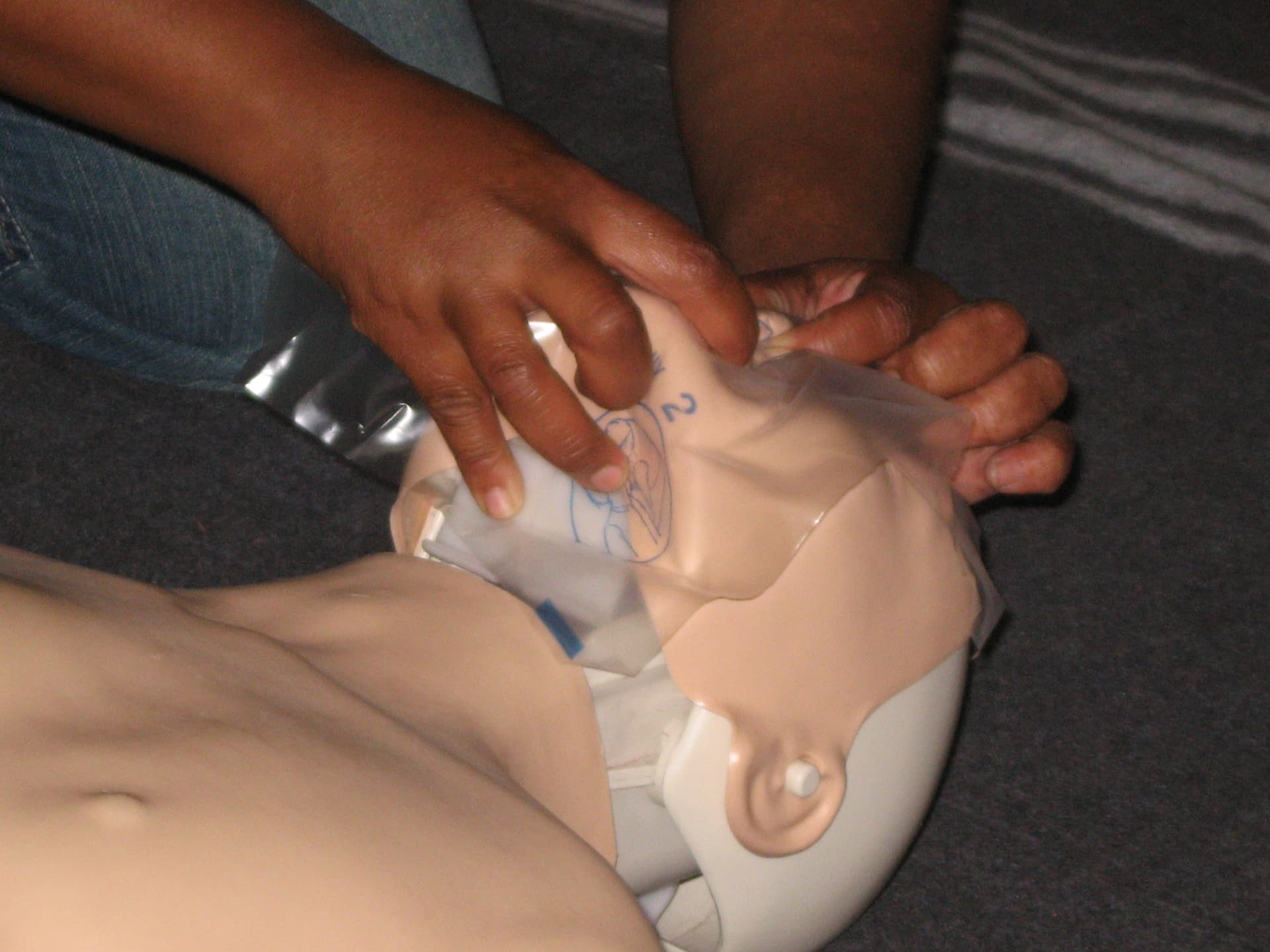 Basic first aid training CPR