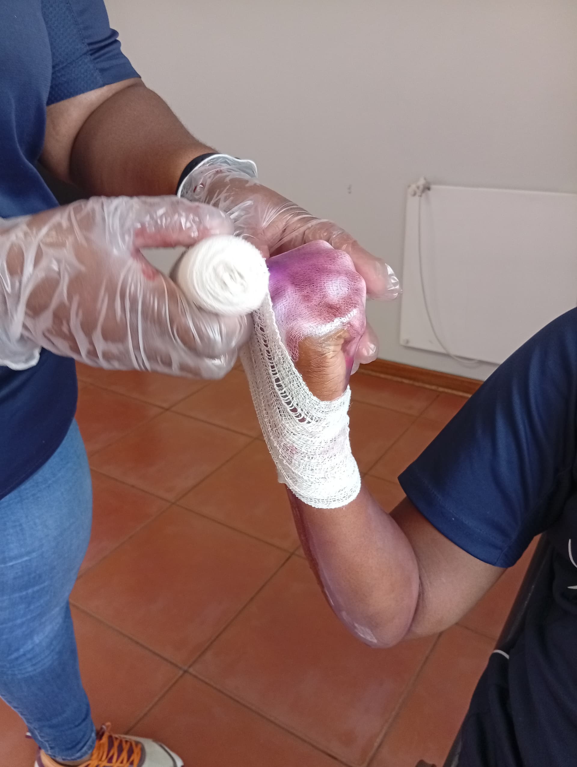 Basic first aid training CPR