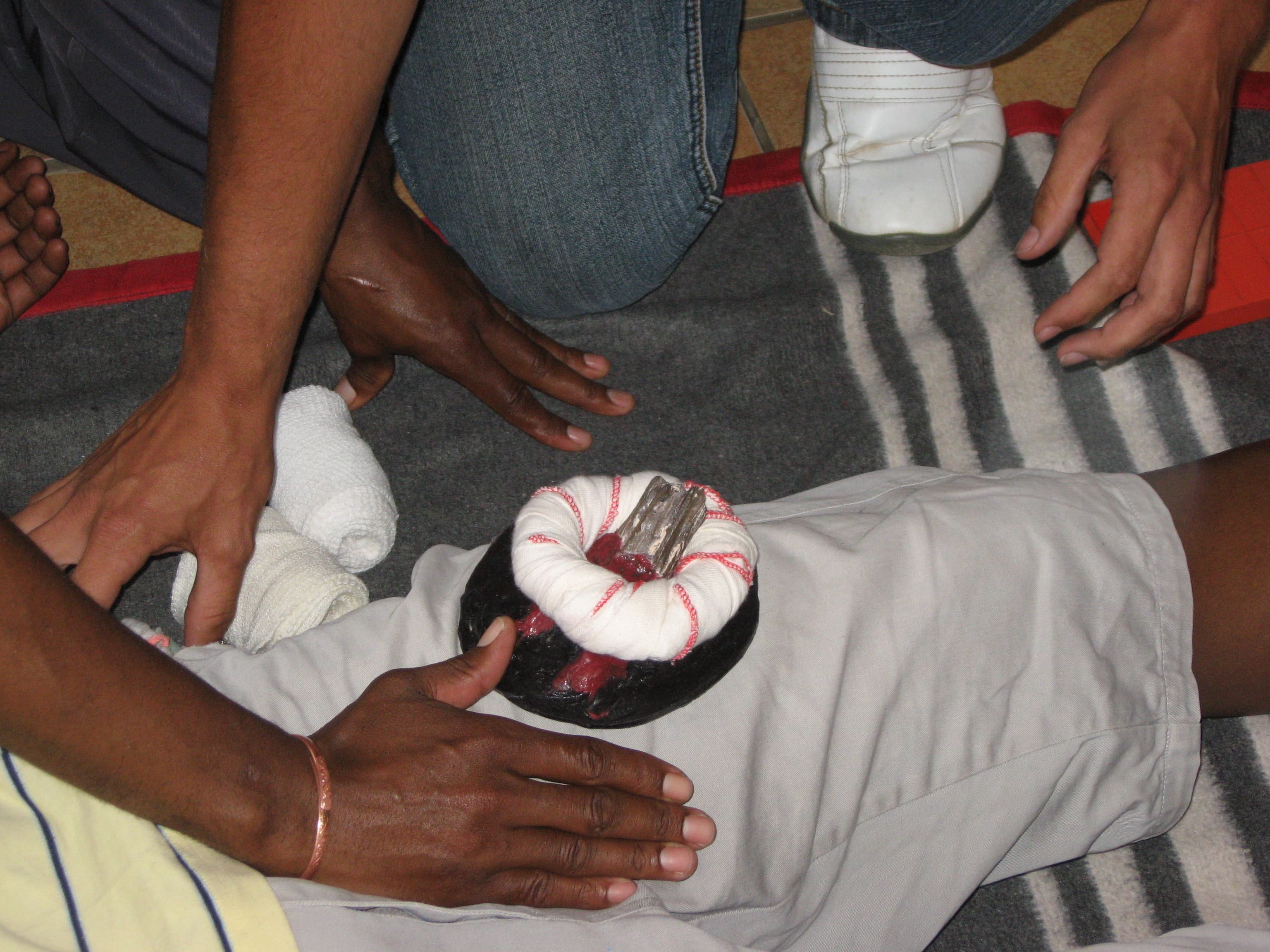 Workplace first aid simulation training in South Africa