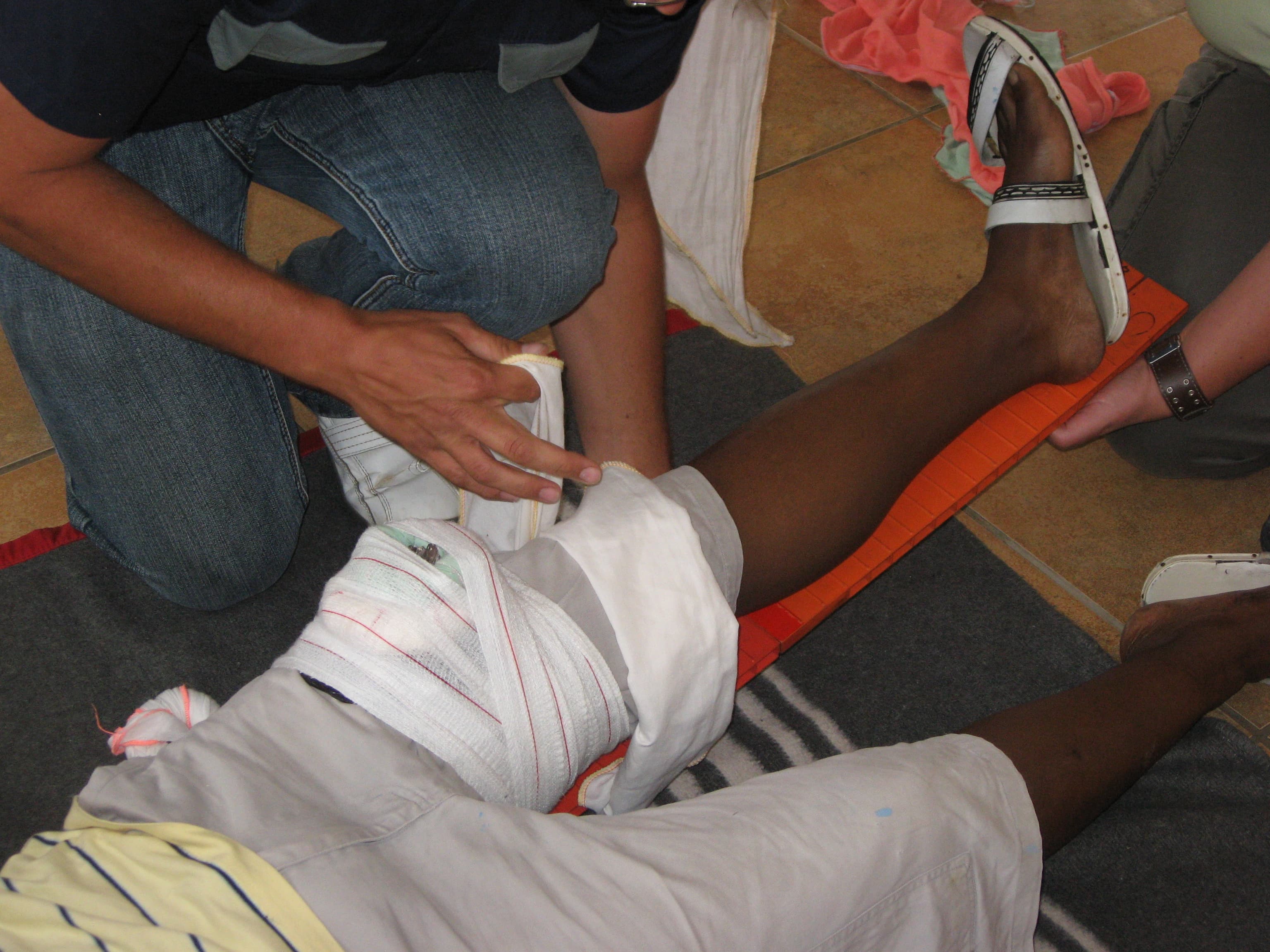 Basic first aid training